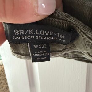 Banana Republic Emerson Straight Fit Chinos in Olive Green